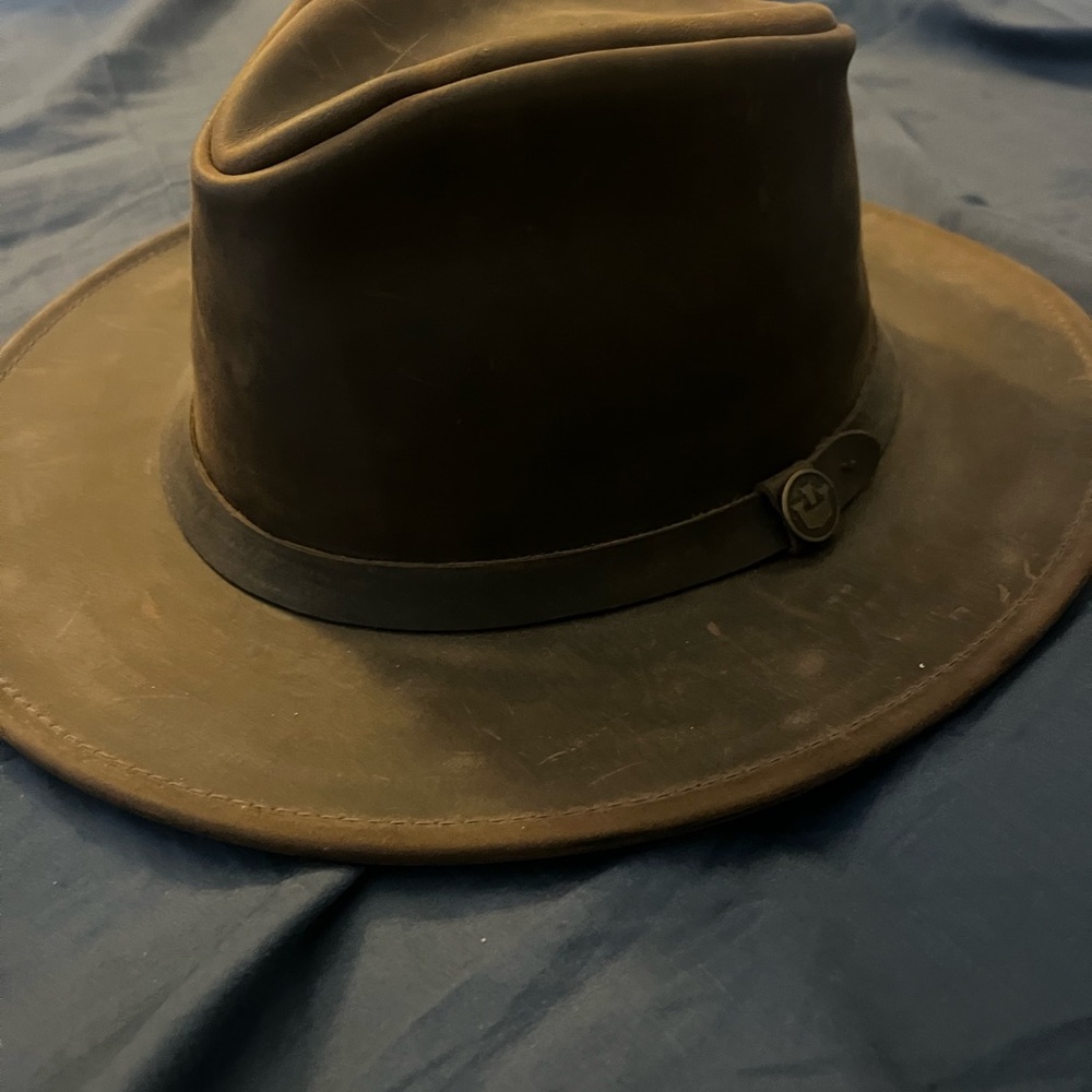 Goorin Bros. Leather fedora hat - Picture 2 of 7